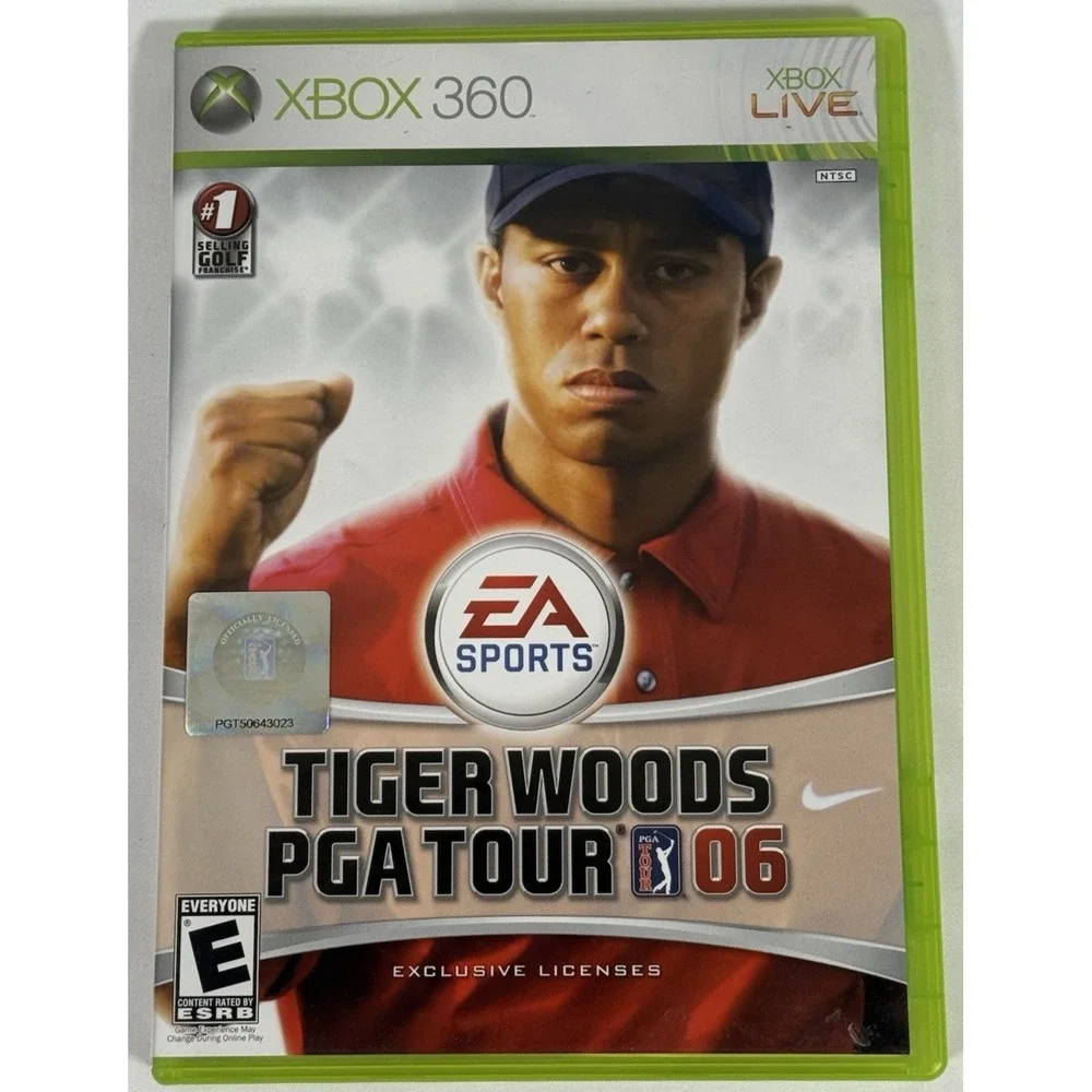 EA Sports Tiger Woods PGA Tour 06 Xbox 360 Video Game Green Case Manual Included